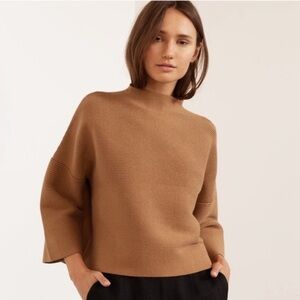 Modern Citizen Ribbed Long Sleeve Top Minimalist-High quality basic Size M